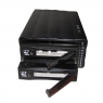 Внешний корпус 3.5" (USB2.0 + FIREWIRE) на 2 диска ST-2320 S/UFR RAID 0 (для SATA HDD)