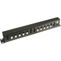 Кабельный органайзер 1U, 19" к серверной стойке/шкафу, металл, DUCT1U, RackPro